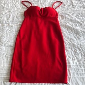 Sexy red bra top dress from Victoria Secret.